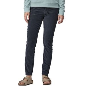 Patagonia Corduroy Organic Cotton Straight Leg Pants Forge Gray, Women's Size 29
